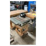 FOREMOST 047A 10' TABLE SAW ON STAND W/ EXTRA MOTO
