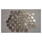 $5 FACE VALUE ROOSEVELT DIMES 90%