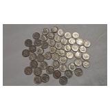 $5 FACE VALUE ROOSEVELT DIMES 90%