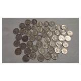 $5 FACE VALUE ROOSEVELT DIMES 90%