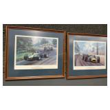 3 FRAMED ART INC: 2 MICHAEL TURNER SIGNED PRINTS &