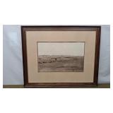 L.A. HUFFMAN '#226 A TRAIL HERD, POWDER RIVER'