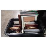 HUGE LOT OF PICTURE FRAMES - TOTE NOT INCLUDED