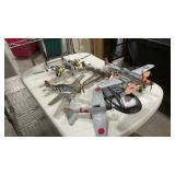 DIE CAST MILITARY AIR PLANES ASSORTMENT