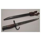 JAPANESE WWII TYPE 30 ARISAKA BAYONET  & SHEATH -