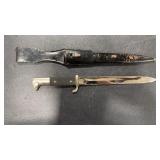 E&F HORSTER WWII ERA BAYONET W/ SCABBARD
