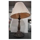 FLORAL ETCHED TABLE LAMP