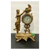NEW HAVEN CLOCK CO ART NOUVEAU STYLE CLOCK