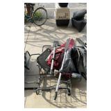 PONTOON FLOAT FRAME W/ RAFTS, PADDLES & SEAT