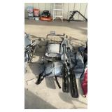 PONTOON FLOAT FRAME W/ RAFTS, PADDLES & SEAT