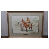 FRANK HAGEL 'BLACKFEET IN BOW & ARROW DAYS'