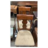2 - COUNTER HEIGHT UPHOLSTERED STOOLS