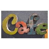 CAFE METAL SIGN