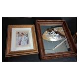 FRAMED SPA ART & MIRROR