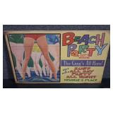 BEACH PARTY WOOD SIGN