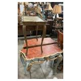 2 -VTG STYLE HALF ROUND ENTRY & ACCENT TABLES