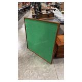 VTG FELT TOP PUZZLE/GAME TABLE TOPPER W/ LAZY