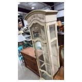 GLASS & WOOD 4 SHELF DDISPLAY CABINET