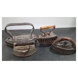 CHILDREN'S VTG SAD IRONS