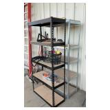 2 - 5-TIER METAL SHELVING RACKS