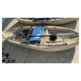 LIFETIME TAMARACK ANGLER 10' KAYAK W/ PADDLE, SEAT