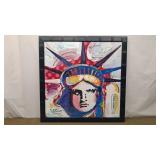PETER MAX 'LIBERTY HEAD'