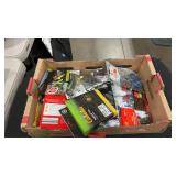 GROUP OF FISHING PLASTICS, LINE AND MORE