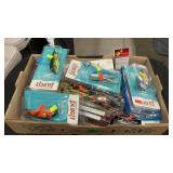 GROUP OF FISHING PLUGS, CRANK BAITS, SWIM BAITS AN