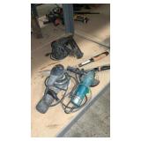 2 CORDED SANDERS, GRINDER, NAILER AND CUTTERS