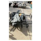 PONTOON FLOAT FRAME W/ RAFTS, PADDLES & SEAT