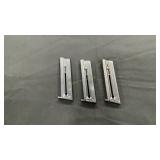 3- SMITH & WESSON .22 CAL PISTOL MAGAZINES
