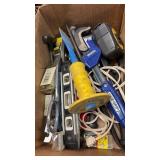 TAPE MEASURE, PIPE WRENCHES, TORPEDO LEVEL, TIN