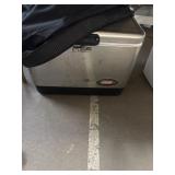 STAINLESS STEEL COLEMAN COOLER W/ CANVAS COVER