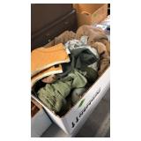BX OF MILITARY CLOTHING, BOOT LINERS, T-SHIRTS