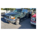 2001 FORD F350 DUALLY DIESEL 4X4 PICKUP 110,000 MI