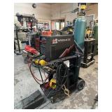 CK WORLD WIDE MT200 AC/DC TIG WELDER W/ ROLLING