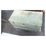 2 STEEL STORAGE/FOOT LOCKERS