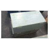 2 STEEL STORAGE/FOOT LOCKERS