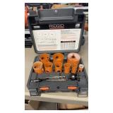 RIDGID HOLE SAW KIT IN CASE