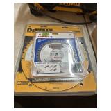 7 1/4' STEEL CUTTING BLADE & DEWALT 12' SAW BLADE
