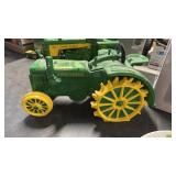 JOHN DEERE COOKIE JAR, HAS BEEN REPAIRED