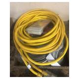 YELLOW EXTENSION CORD & WEATHER STRIPPING