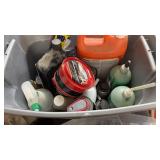 TOTE W/ SHOP CHEMICALS