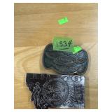 LIMITED ED. 1976 MONTANA STATE BELT BUCKLE &