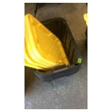 GROUP OF 4 TOTES W/ LIDS