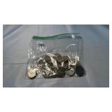 BAG OF 50 SILVER QUARTERS **ONE CANADIAN