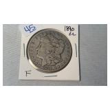 1890 CARSON CITY MORGAN SILVER DOLLAR