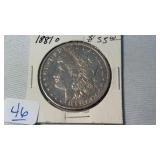 1881-O MORGAN SILVER DOLLAR