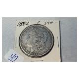 1882 MORGAN SILVER DOLLAR