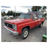 1978 CHEVY 3/4 TON 4X4 PICKUP, SILVERADO,  TRUCK